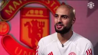 Sofyan Amrabat first Man United interview.