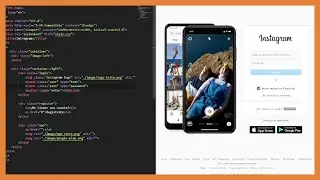 HTML + CSS: Instagram Login (Responsive)