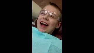 Peyton getting his braces off!