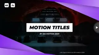 Top After Effects Projects: Modern Motion Titles + Free Font