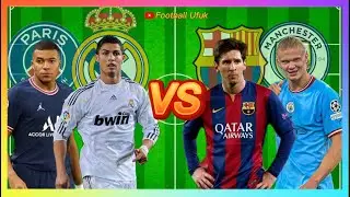 Choose the best duo🔥| Ronaldo Mbappe VS Messi Halaand
