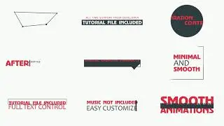 Typography & Minimal Titles