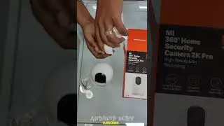 MI 360° home security camera 2k pro | UNBOXING #shorts  #android #xiaomiindia #bluetooth #mobile