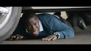 Central Intelligence - Bob & Jet vs Motorcycle Assassin - The Rock, Kevin Hart - Clip #11