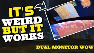 Play WoW on 2 Monitors - Clean UI by having it on a second screen??
