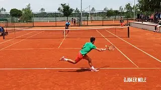 Novak Djokovic Practice - Belgrade 2020 | Court Level View in 1080p !!!