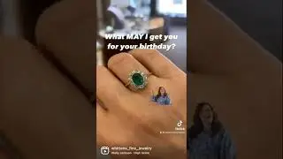 Exquisite Emerald and Diamond Ring!