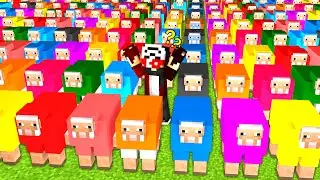 MİNECRAFT ama 100 İZLEYİCİ İLE SAKLANBAÇ !! - Minecraft