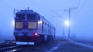 Маневровый рейс локомотива 2ТЭ116-1030