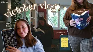 VLOG | Great Expectations, sewing a book sleeve and #victober chats | Milena Reads