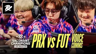 VALORANT Champions: Paper Rex vs FUT Esports | PRX Voice Comms 