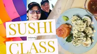 Sushi Class.  a tutorial on how to make sushi rice and sushi rolls