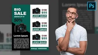 MEMBUAT FLYER MENARIK DI PHOTOSHOP CC AGAR PENJUALAN PRODUK MENINGKAT | FLYER PHOTOSHOP TUTORIAL