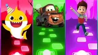 👀 Baby Shark 🆚 Cars 3 Mater 🆚 Paw Patrol. 🎶 Who Is Best?