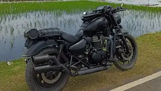 Bobber Style Meteor 350 Modified