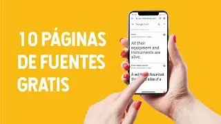 😱 10 PÁGINAS para DESCARGAR FUENTES de LETRAS GRATIS 2019