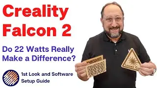 1st Look the New Creality Falcon 2 Laser Engraver! Setup Tutorial Inside