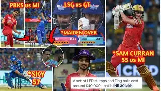 Arshdeep breaks the stump vs MI | KL Rahul The Classy Fifty vs GT | Mohit Sharma | Sam Curran