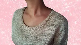 ВЯЗАНИЕ. РЕГЛАН ПОГОН. НОВЫЙ РОСТОК. KNITTING.  SWEATER SADDLE SHOULDER. SUÉTER TEJIDO. ORME KAZAK