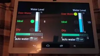 Arduino Bluetooth Plant health Status with app