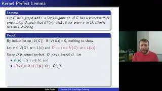 Graph Theory 3-3: List Edge Coloring