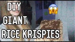 DIY GIANT RICE KRISPIES!!