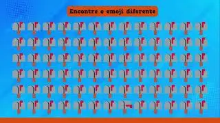 Encontre o emoji diferente - Parte 2