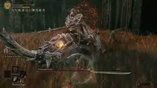 Elden Ring - Commander Gaius on lv1 - No blessing