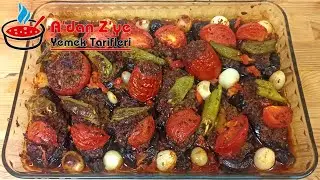 Fırında Közlenmiş Patlıcanlı Karnı Yarık Tarifi | A'dan Z'ye Yemek Tarifleri
