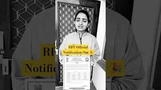 RPF Official Notification Out | Rpf New Vacancy 2024 | 
