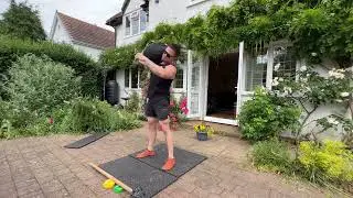 Sandbag shoulder to shoulder