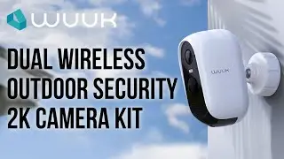 Wuuk Wireless Outdoor Security Dual Camera Pro Kit