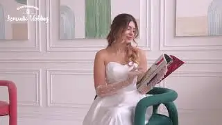 Длинные фатиновые перчатки с жемчугом