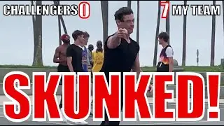 42 year old SKUNKS a whole team of younger hoopers 7-0