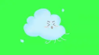 blue sky Rainy 🌧️ animation copyright free
