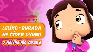 Leliko - Burada Ne Gider Oyunu? 🚗🚄🚢 Leliko ve Pisi ile 2'si Bir Arada | Düşyeri