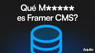 Framer CMS: Cómo Gestionar CONTENIDO de tu SITIO WEB - FÁCIL y RÁPIDO | Framer en Español