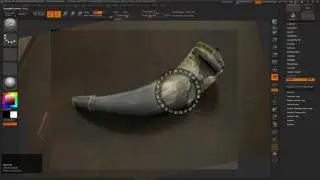 Spotlight and Creating Textures in Zbrush (4 of 4)