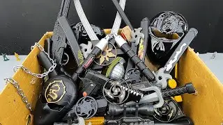 Snake Eyes Ninja Weapons - Swords / Colt 1911 Pistol / Mini Auto Rifles