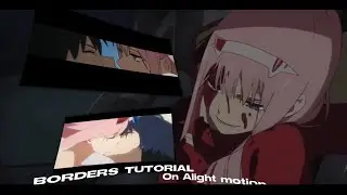 Borders tutorial on alight motion