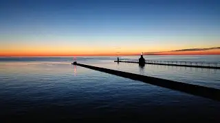 Lake Michigan Coast, St Joseph Harbor (Jun2022)