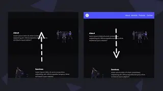 How to Make spy Navbar Using HTML  CSS & JS | hide and show navbar on scroll |  @codebrowser