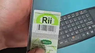Rii RT-MWK10 mini keyboard unboxing