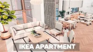 The Sims 4 IKEA inspired APARTMENT Build | CC + Download