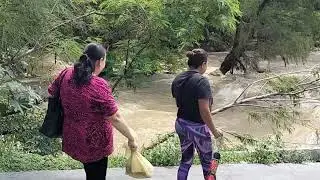 ASI DEJO EL  HURACAN ALBERTO EL RIO LA SILLA MONTERREY N.L.
