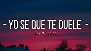 Yo sé que te duele - Jay Wheeler (Letra)//Lyrics