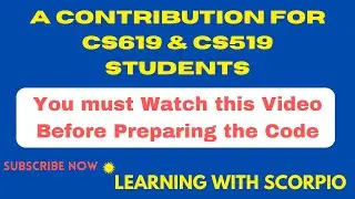 CS619 Final Project| CS519 Final Project| How to Prepare Coding for Viva| Viva Preparation