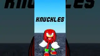 Roblox Cosplays: Knuckles The Echidna