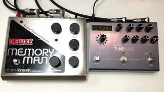 Electro Harmonix Deluxe Memory Man vs Strymon Timeline