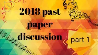 2018 O/L Past Paper discussion.